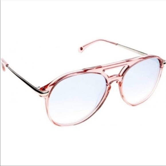 🔥WILDFOX🔥COUTURE BARONESS DELUXE MIRRORED SUNGLASSES ROSE WATER NEW IN BOX - Picture 4 of 9